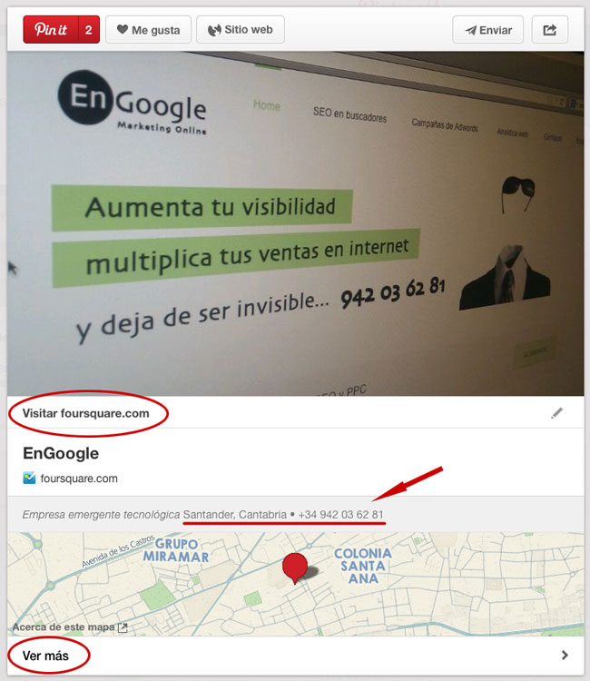 seo local pinterest